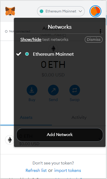 Adding Your Network