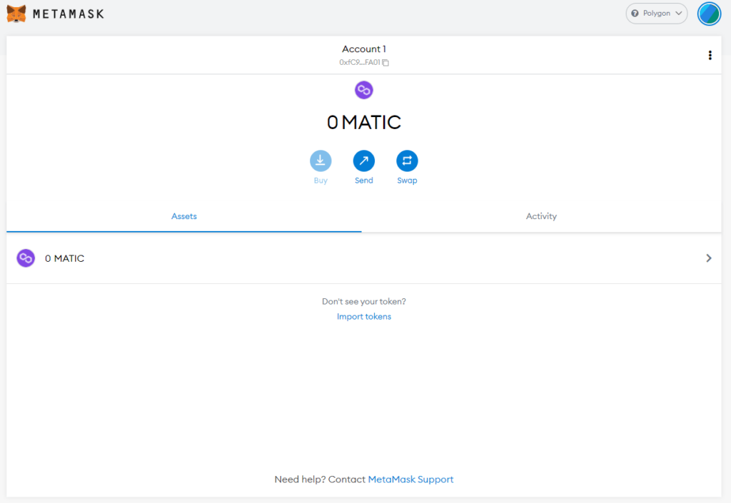 Complete Your Connection to MetaMask